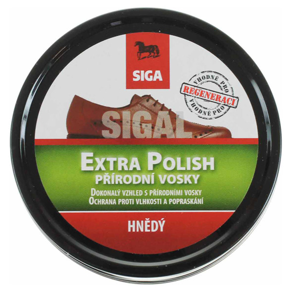 detail Sigal Extra Polish hnědý 75 ml