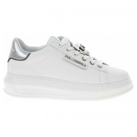 Dámska topánky Karl Lagerfeld KL62576K Kapri White Lthr w-Silver