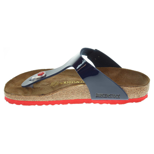 detail Dámske papuče Birkenstock Gizeh 845881 modré