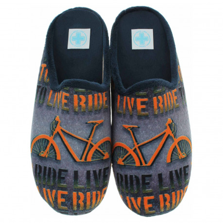 Pánske domáce papuče Medi Line 5181-023 marino