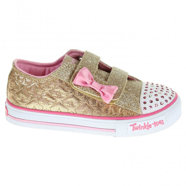 detail Skechers Starlight Style gold-pink