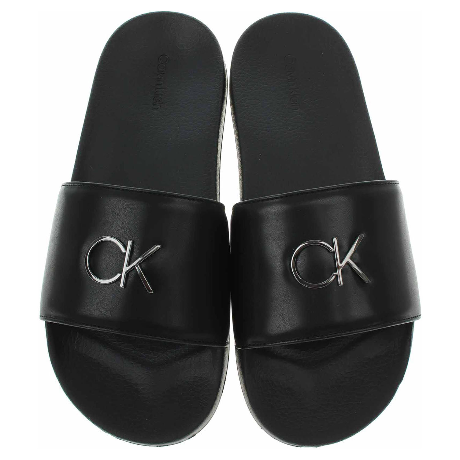 Dámske plážové papuče Calvin Klein HW0HW01509 Ck Black 37