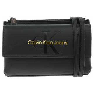 detail Calvin Klein dámská kabelkaK60K610579 0GN Fashion Black