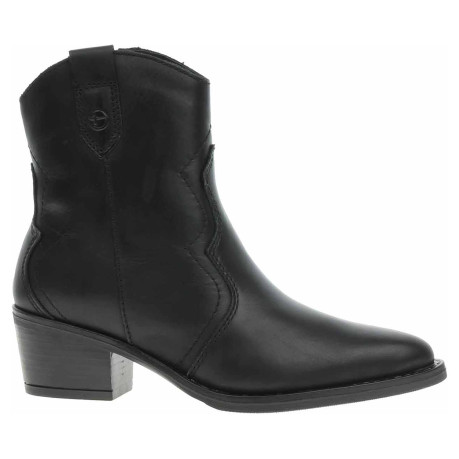 Dámske poločižmy Tamaris 1-25702-41 black leather