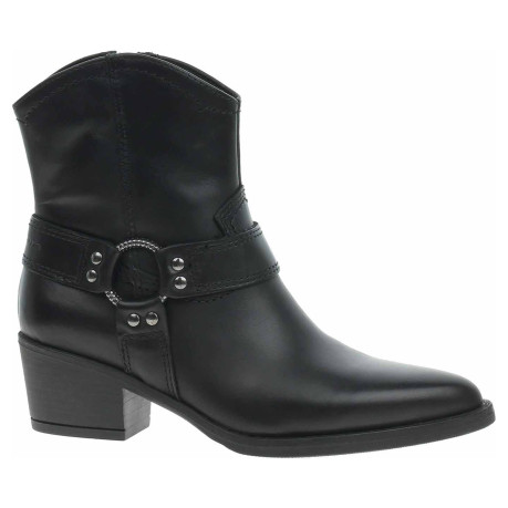 Dámske poločižmy Tamaris 1-25705-43 black leather