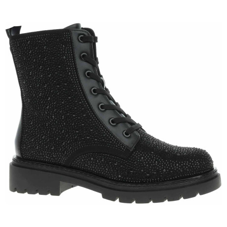 Dámska členkové topánky Marco Tozzi 2-25232-45 black glitter