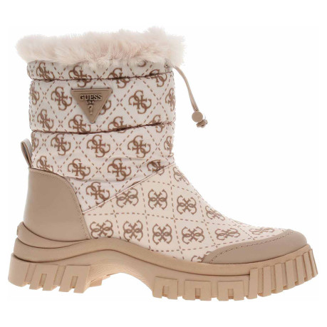Dámske poločižmy Guess FL8LOAFAL10-WHITE