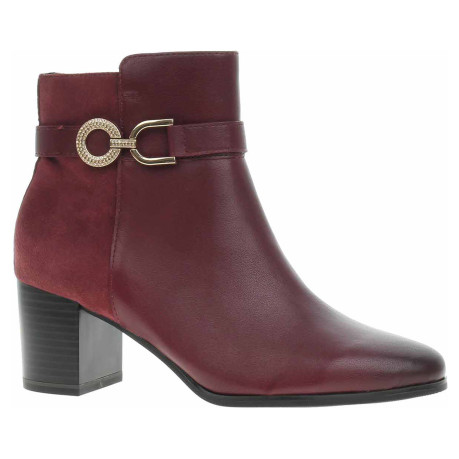 Dámske poločižmy Caprice 9-25302-45 bordeaux comb
