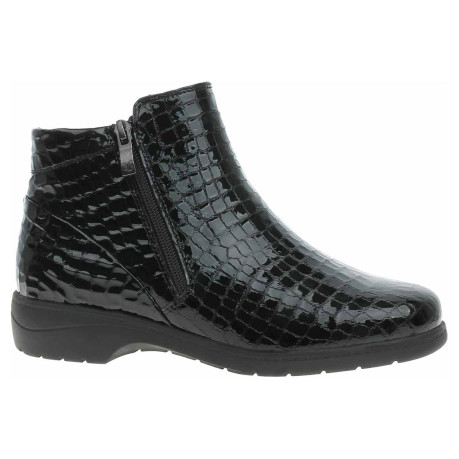 Dámske poločižmy Caprice 9-25305-41 black croco