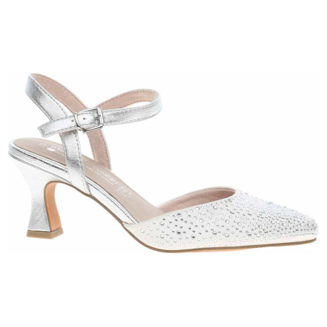 Dámska spoločenské topánky Marco Tozzi 2-89600-42 443 ivory satin