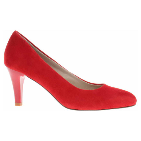 Dámske lodičky Caprice 9-22405-42 red suede