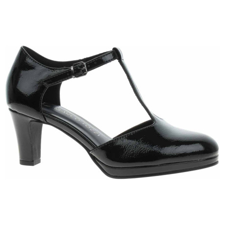 Dámske společenské lodičky Marco Tozzi 2-24419-45 black patent