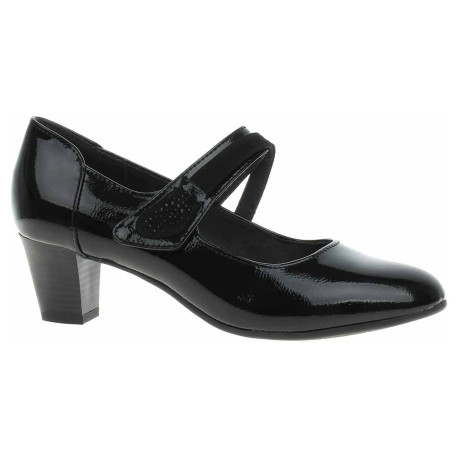 Dámske lodičky Jana 8-24465-43 black patent