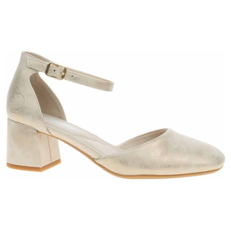 Dámske lodičky Rieker 44762-91 silber-platin