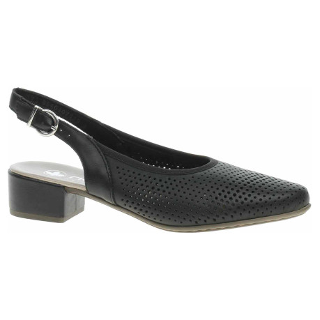 Dámske lodičky Rieker 47066-00 schwarz