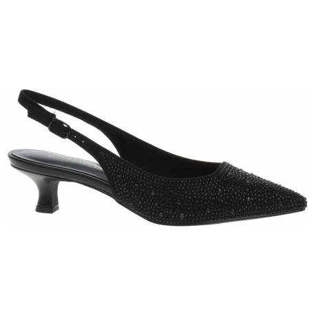 Dámska spoločenské topánky Marco Tozzi 2-29524-46 black glitter