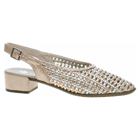 Dámske lodičky Rieker 47078-90 metallic