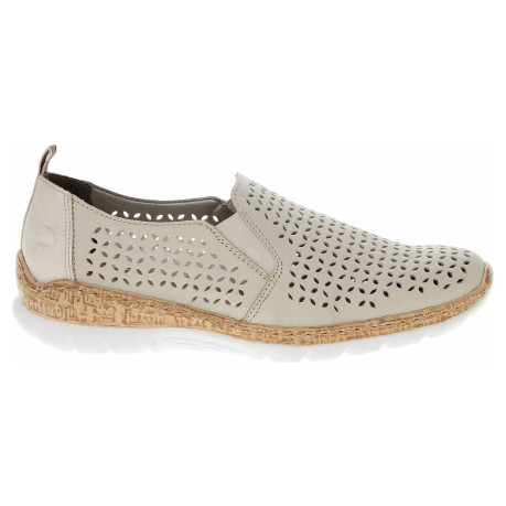Dámske mokasiny Rieker N4251-60 beige