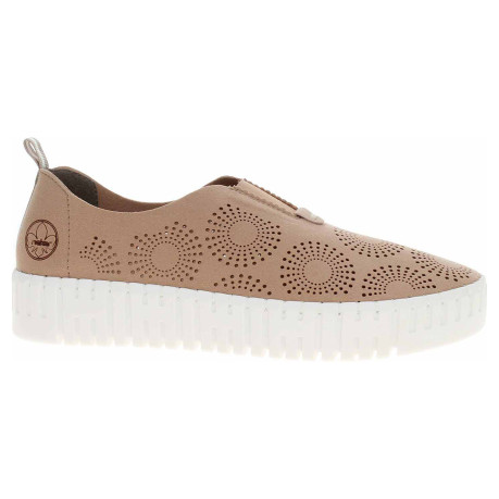 Dámske mokasiny Rieker M8352-60 beige