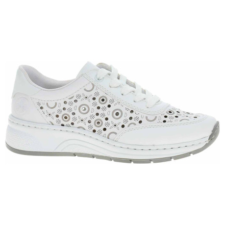 Dámske poltopánky Rieker N6506-80 weiss