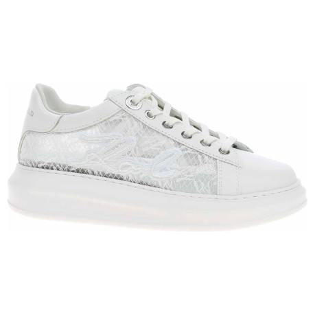 Dámska topánky Karl Lagerfeld KL62511F 41W White Lthr-Textile