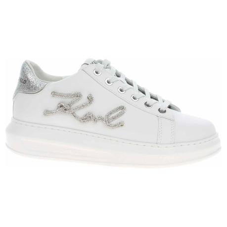 Dámska topánky Karl Lagerfeld KL62511G 01S white lthr w-silver
