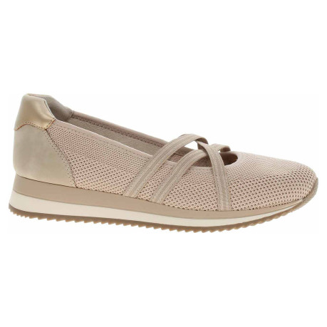 Dámske baleriny Jana 8-22173-42 beige-gold