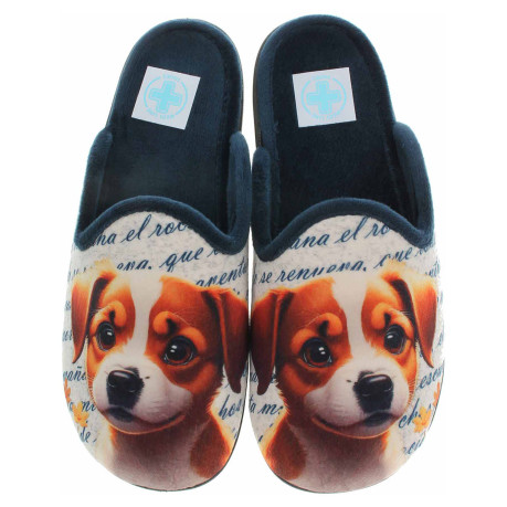 Dámske domáce papuče Medi Line 1519-025 marino