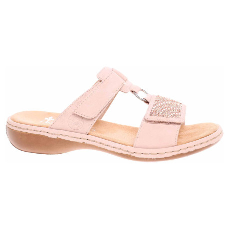 Dámske papuče Rieker 65980-31 rosa