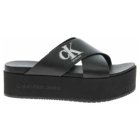 Dámske papuče Calvin Klein YW0YW00964 Black