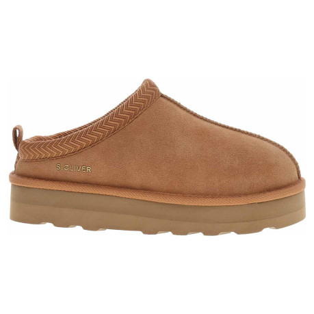 Dámske papuče s.Oliver 5-27104-43 cognac