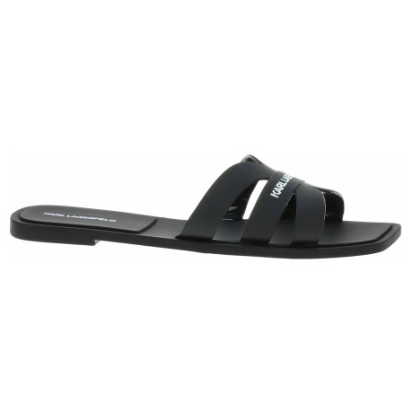 Dámske papuče Karl Lagerfeld KL80025 V00 black rubber
