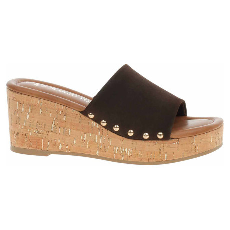 Dámske papuče Marco Tozzi 2-27208-46 choco