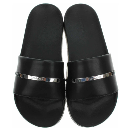 Plážové papuče Calvin Klein HW0HW019800GS Black-Silver