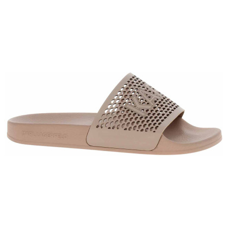 Dámske papuče Karl Lagerfeld KL80915 0T8 Stone Lthr
