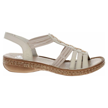 Dámske sandále Rieker 62855-60 beige
