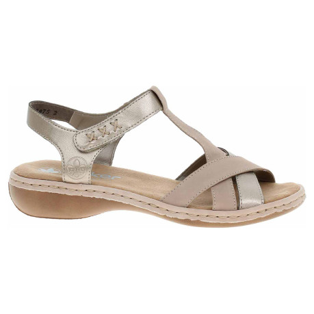 Dámske sandále Rieker 65919-61 beige