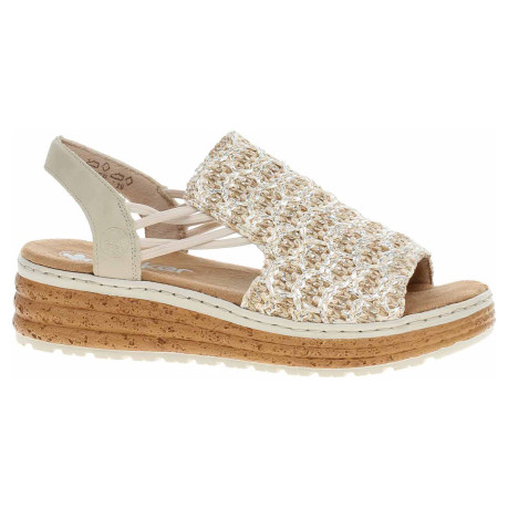 Dámske sandále Rieker 62741-60 beige