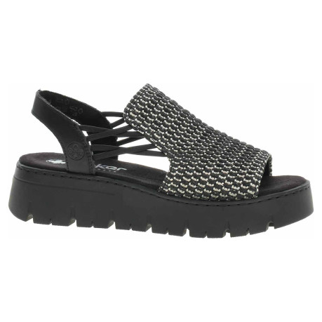 Dámske sandále Rieker V1051-00 schwarz