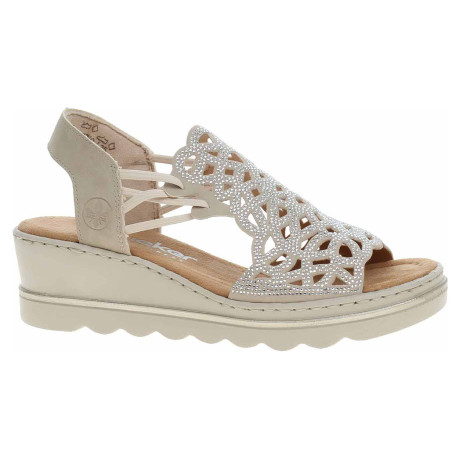 Dámske sandále Rieker 67465-62 beige