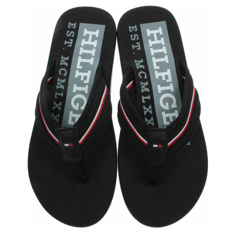 Plážové papuče Tommy Hilfiger FM0FM05436 BDS Black