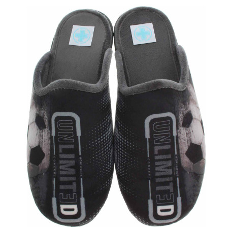 Pánske domáce papuče Medi Line 1507-025 negro