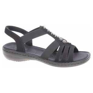 Dámske sandále Rieker 60806-00 schwarz