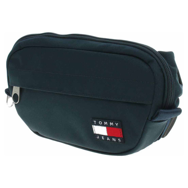 detail Tommy Hilfiger pánská ledvinka AM0AM13701 C1G Dark Night Navy