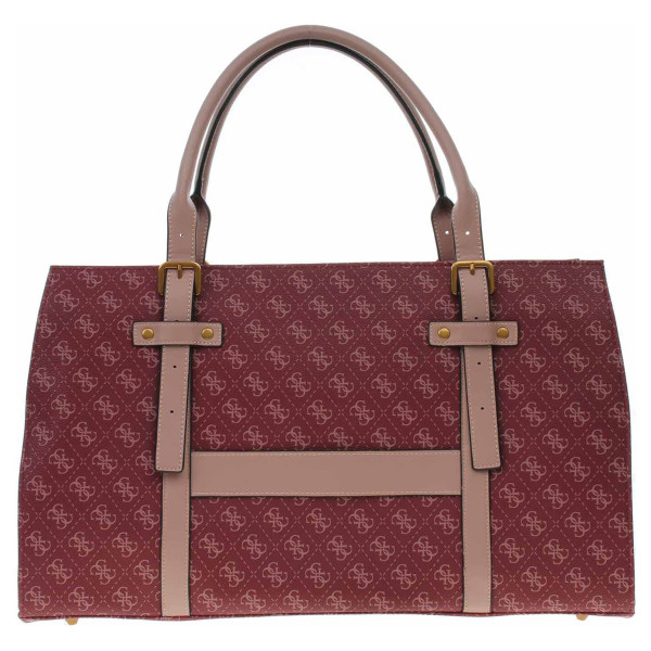 detail Guess cestovní taška TWH83894160 Deep Red