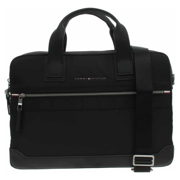 detail Tommy Hilfiger taška na notebook AM0AM11574 BDS Black