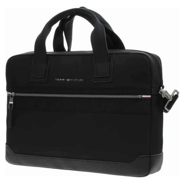 detail Tommy Hilfiger taška na notebook AM0AM11574 BDS Black