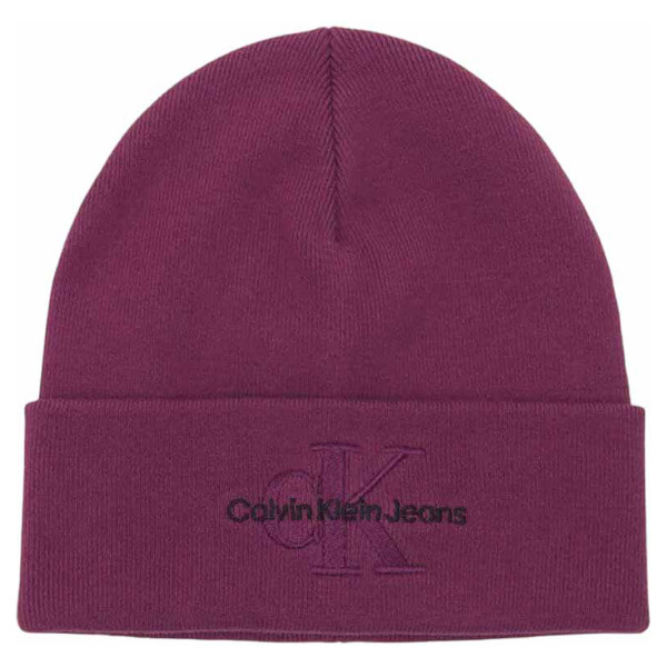 detail Calvin Klein dámská čepice K60K611254 VAC Amaranth