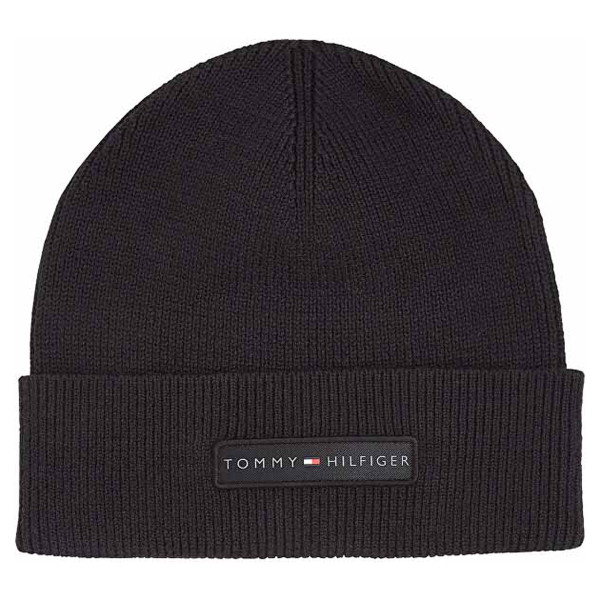 detail Tommy Hilfiger pánská čepice AM0AM11495 BDS Black
