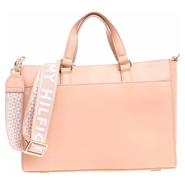 detail Tommy Hilfiger dámská kabelka AW0AW11181 ABR sandrift